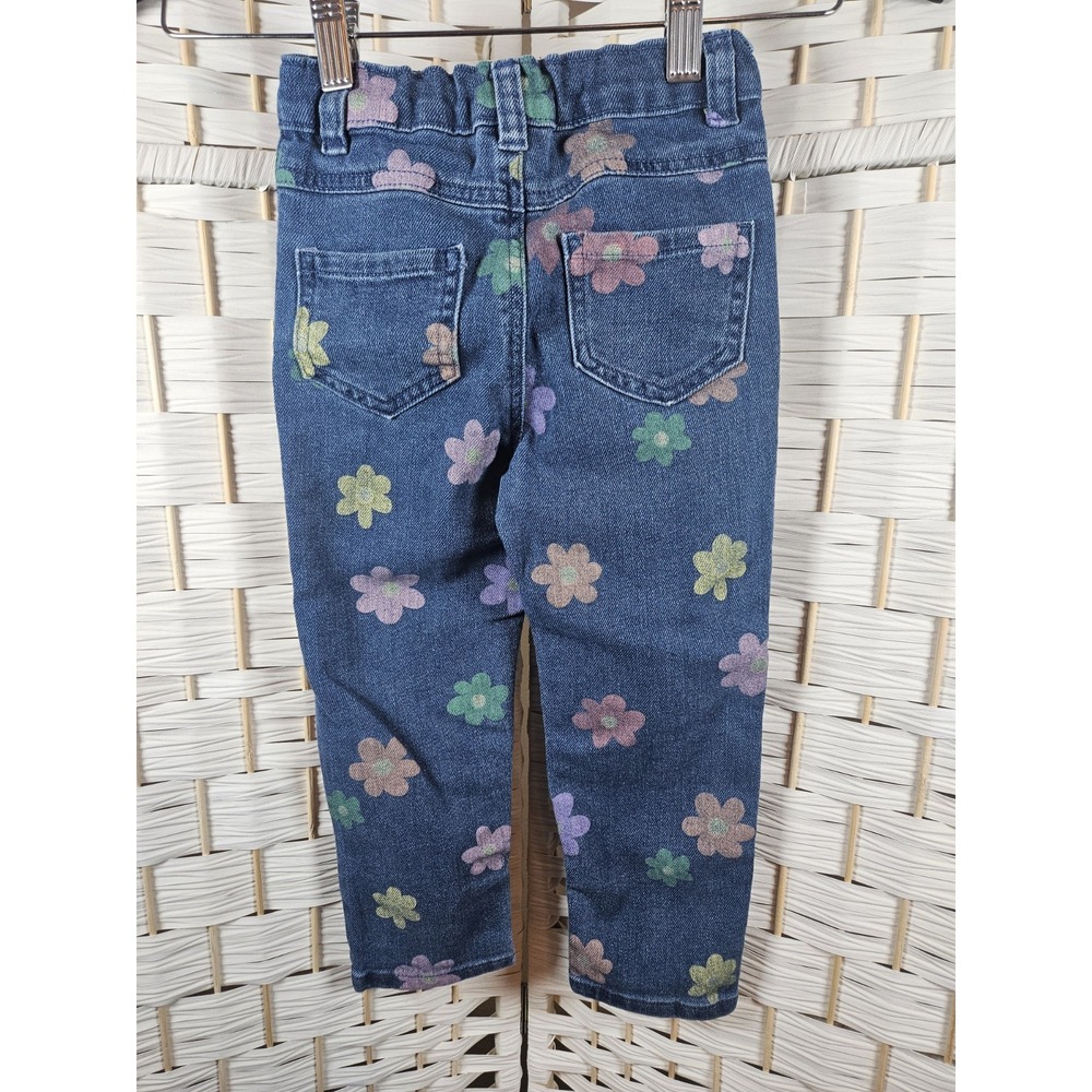 Garanimals Girls Floral Jeans Sz 4T Bloomcore Play School - Picture 7 of 16